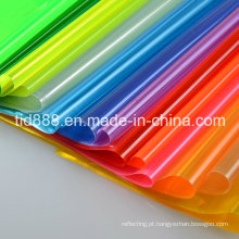 Plástico de PVC para impressão folha Cateye refletor